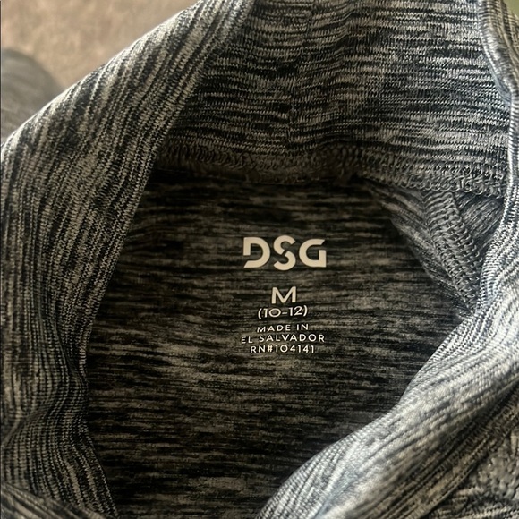DSG Gray Long Sleeve Tee with Mock Turtleneck - Picture 3 of 5
